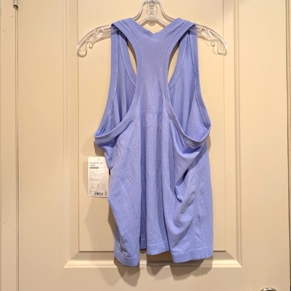 Athleta Momentum Racerback Tank Top Periwinkle Blue 1X - Picture 3 of 6